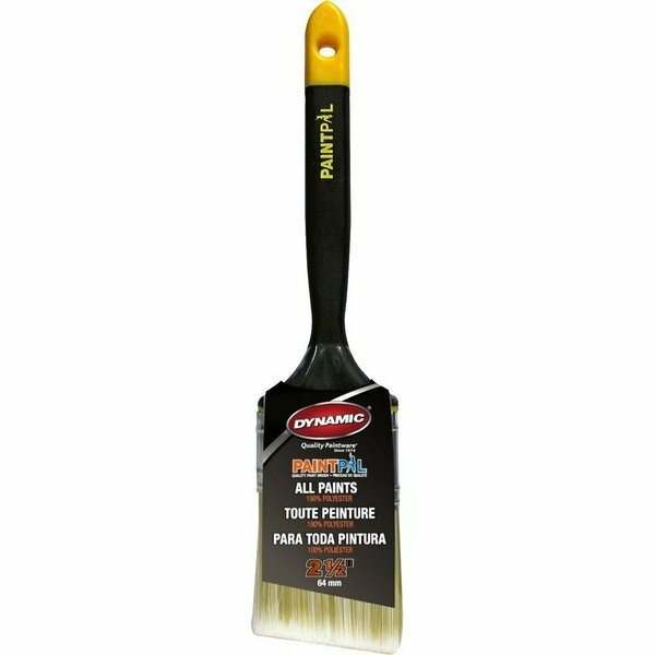 Dynamic Paint Products Dynamic 2-1/2 in. 64mm Paint Pal Angled Sash Polyester Brush 09906